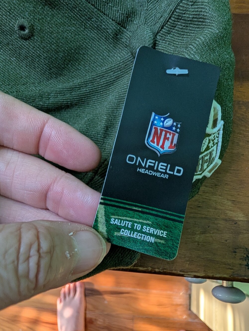 🏈New Era 49ers 9TWENTY Salute to Service Olive Hat NWT Unisex - Picture 6 of 11